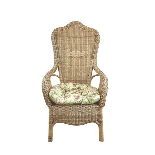 Vintage high back wicker - high,