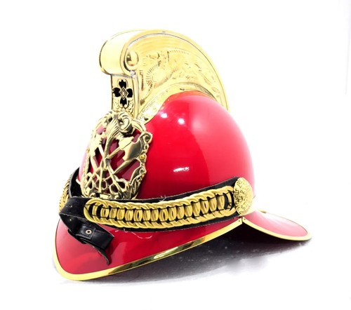 Brass collectible fire fighter - brass,