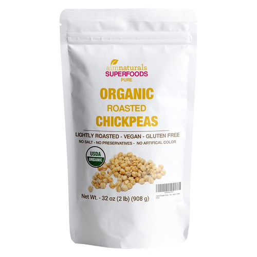 Organic roasted chickpeas - roasted, 2