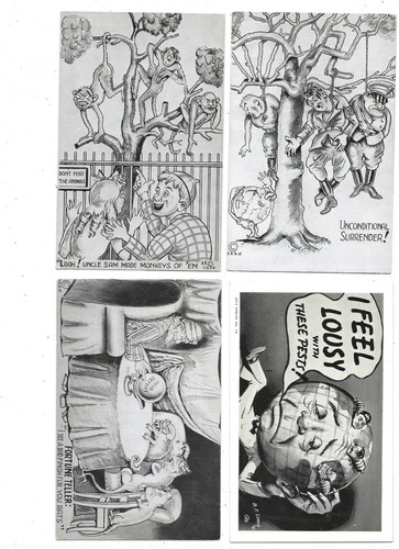 World war postcards - war,