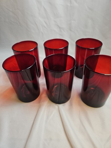 Vintage ruby red glass - vintage,