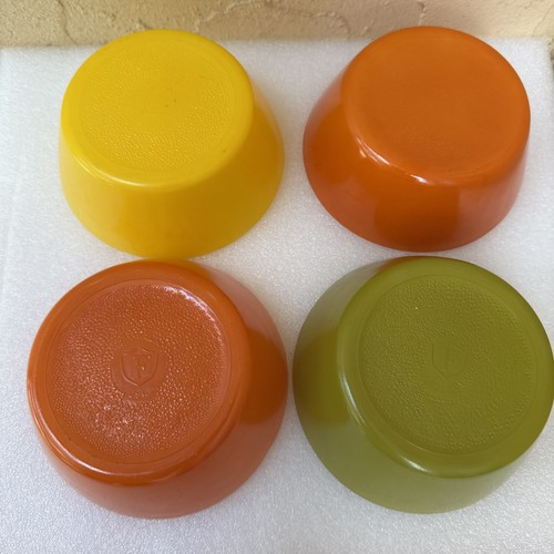 Vtg mcm federal glass - 4, 5"