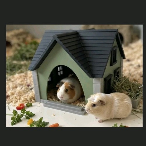 Guinea pig house comes - pig,