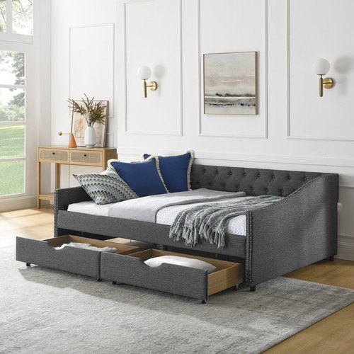 Full size daybed - size, drawers