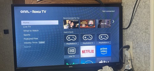 Onn roku led smart tv - roku,