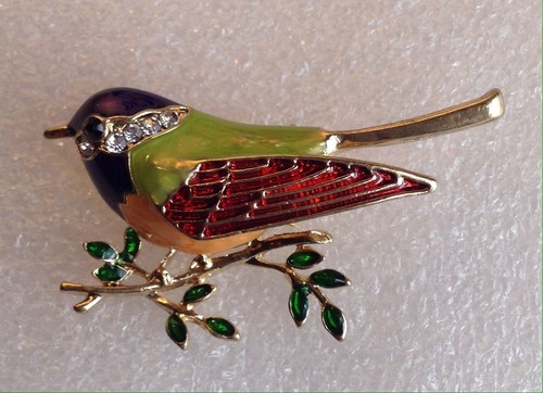 Little bird brooch pin - little,