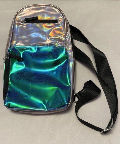 Holographic mini backpack - holographic,
