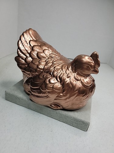Copper colored chicken - colored,