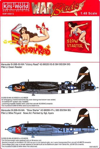 Kits world decals martin - 1/48,