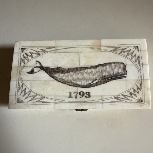 Whale 1793 scrimshaw - whale,