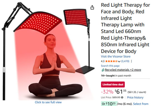 Red light therapy for - light, and