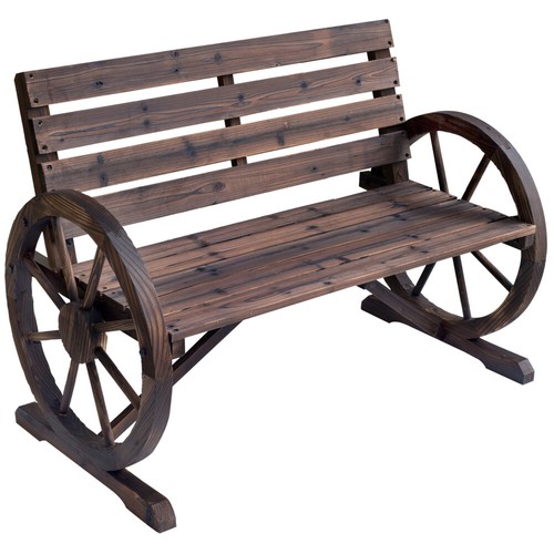Rustic wooden wagon - rustic,