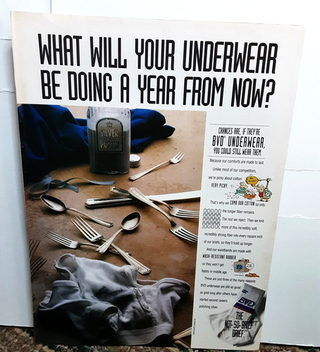 1992 bvd underwear vintage - 1992,