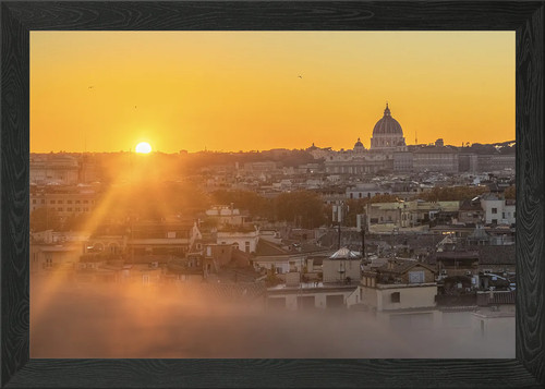 Rome cityscape sunset - rome,