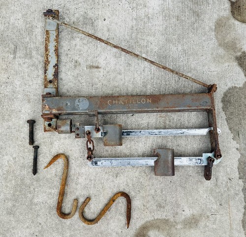 Antique chatillon 600 scale - chatillon, lb
