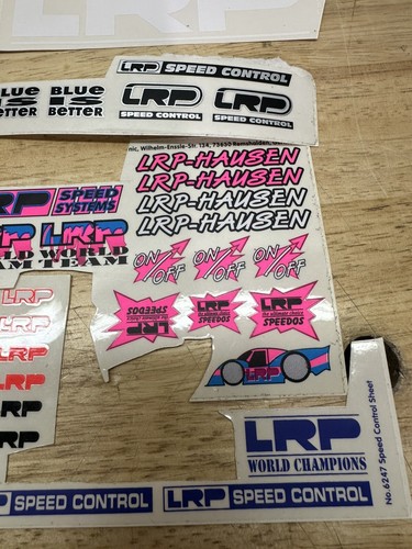 Vintage car lrp sticker - rc,
