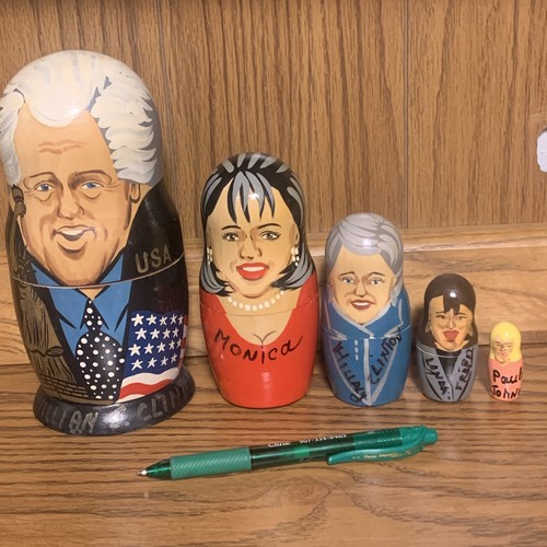 Vintage bill clinton - clinton, russian