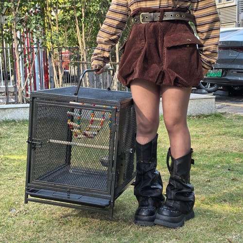 Larger metal portable bird - portable,