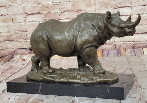 Charging black rhino - charging,