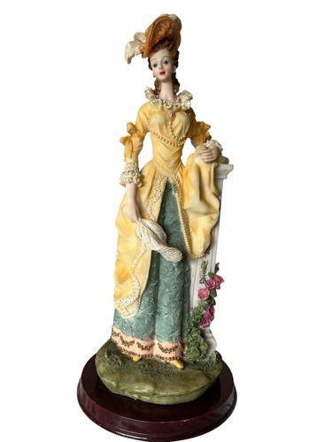 Ceramic victorian elegant lady - ceramic,
