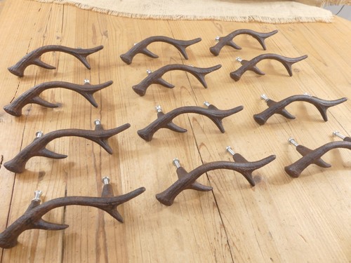 Drawer pulls antler horn - 12,
