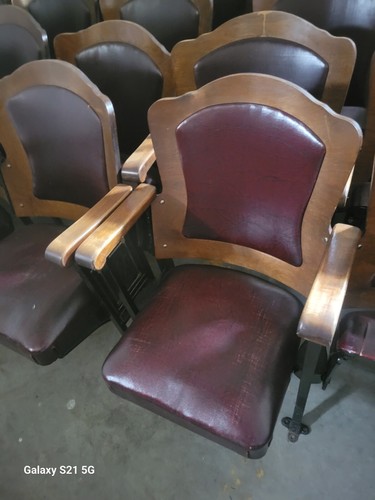 140 antique theatre seats - theatre,