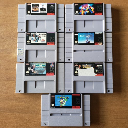 Snes game lot all - snes, tested