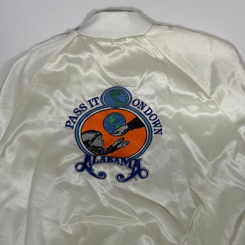 Vintage alabama satin bomber - alabama,