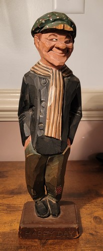 Vintage 1930s carved - 1930s, wood