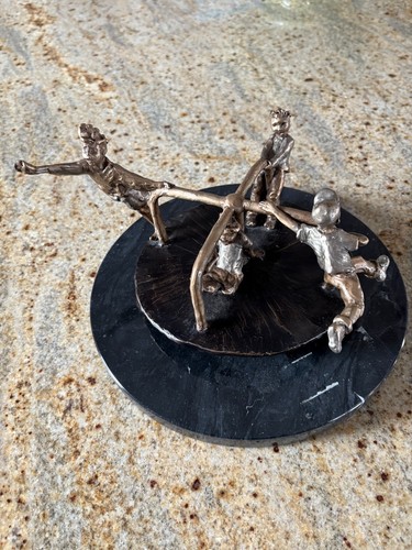 Mark hopkins bronze sculpture - mark,