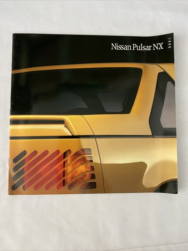 1990 nissan brochure - brochure, nx
