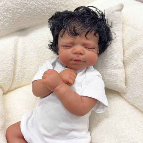 Realistic black baby reborn - realistic,