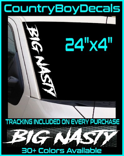 Big nasty vinyl decal - big,