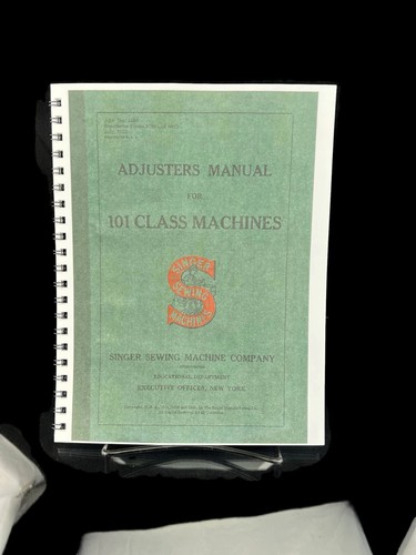 Singer adjusters manual for - manual,