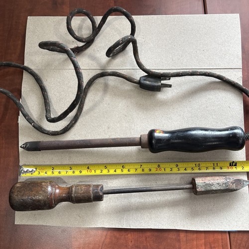 Vintage soldering irons - (2),