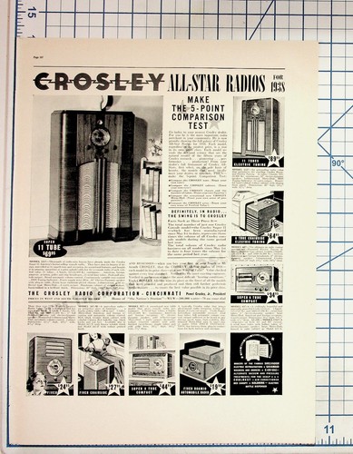 Crosley all star radios - crosley,