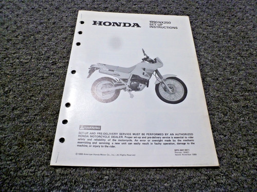 1990 honda nx250 - honda, sport