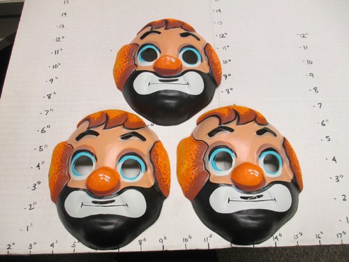Halloween mask 1960s clown - mask, (1)