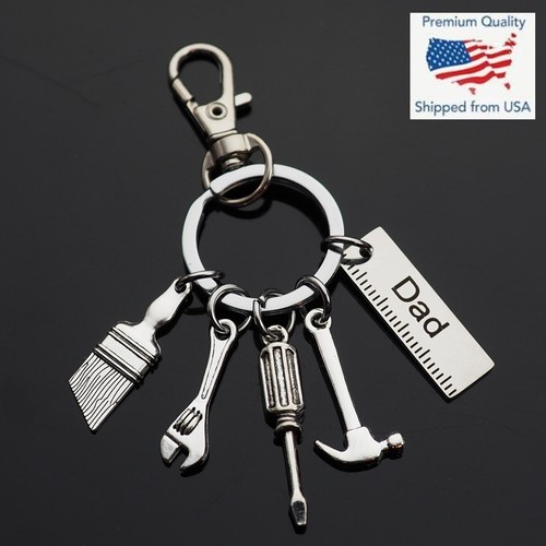 Dad keychain tools - dad,