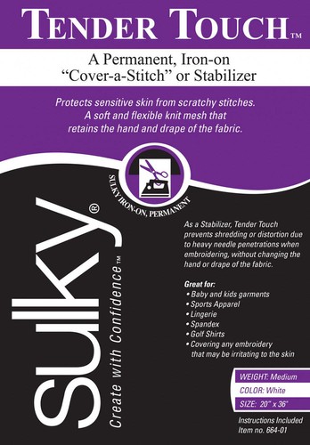 Sulky cut away tender touch - tender,