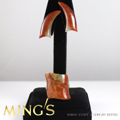 Ming multi colored stone 14k - multi-colored,