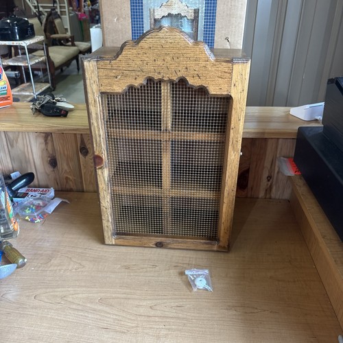 Vtg wooden apothecary spice - apothecary,