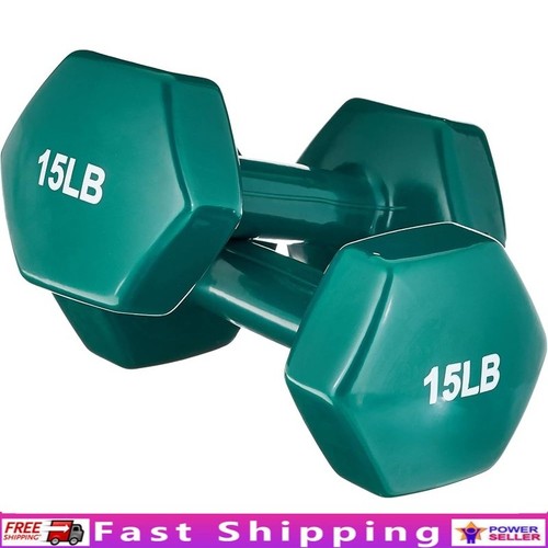 Durable hex dumbbells lb - hex, 15
