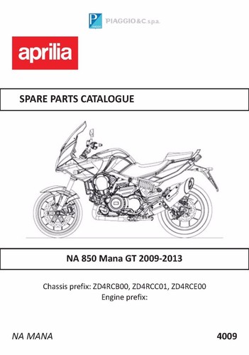Aprilia parts manual - , book