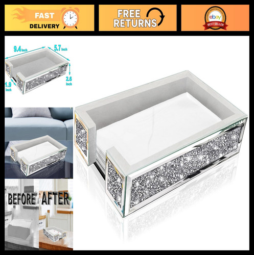 Crystal crushed diamond napkin - crushed,