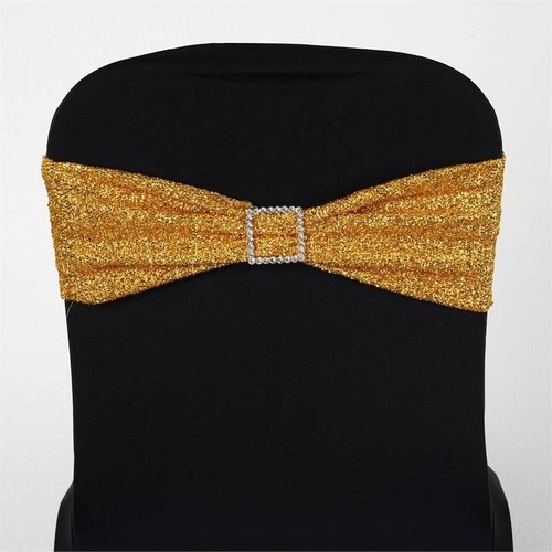 Gold glittered spandex - 10,