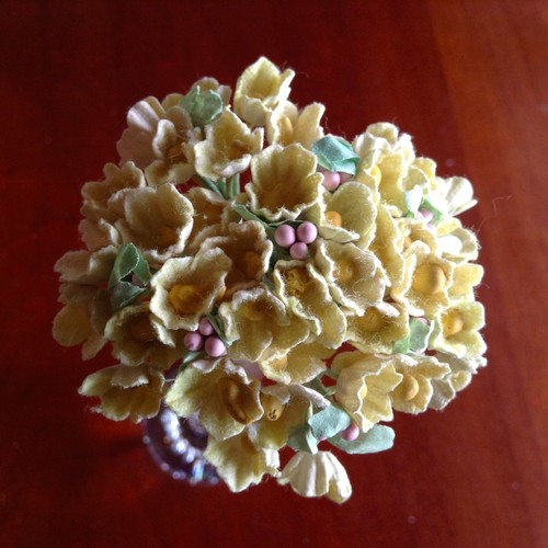 Vtg millinery flowers forget - millinery,