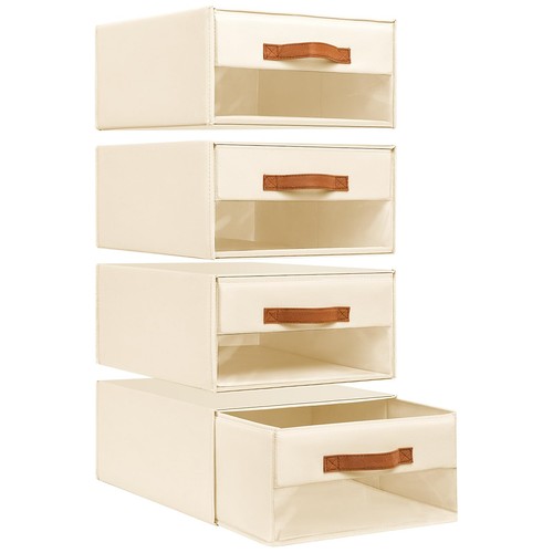 Pack beige stackable storage - pack,