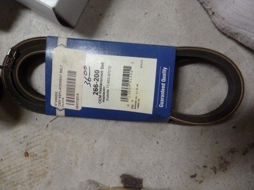 Fan belt replaces fits - fits, kubota
