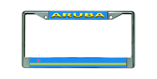 Aruba aruban flag - aruba, metal